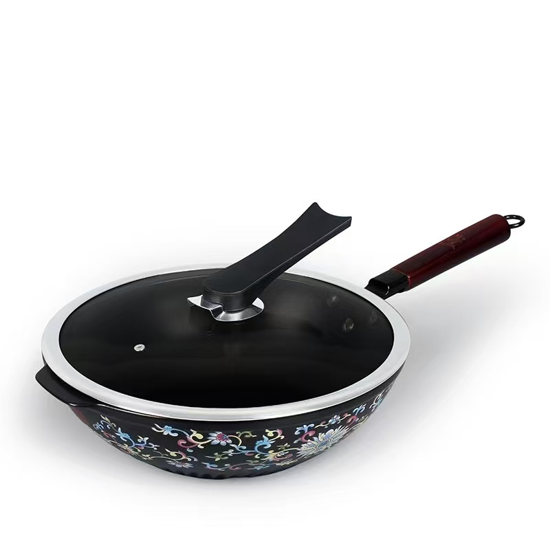 珐琅彩炒锅
