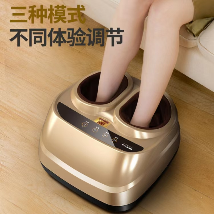 格卡诺足疗机全包裹揉捏足底按摩器脚底按摩仪家用电动刮痧加热按脚器GKN-JB-502